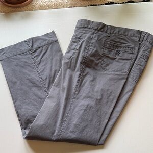 Gap Straight-Leg Casual Pants in Dark Gray Size 14